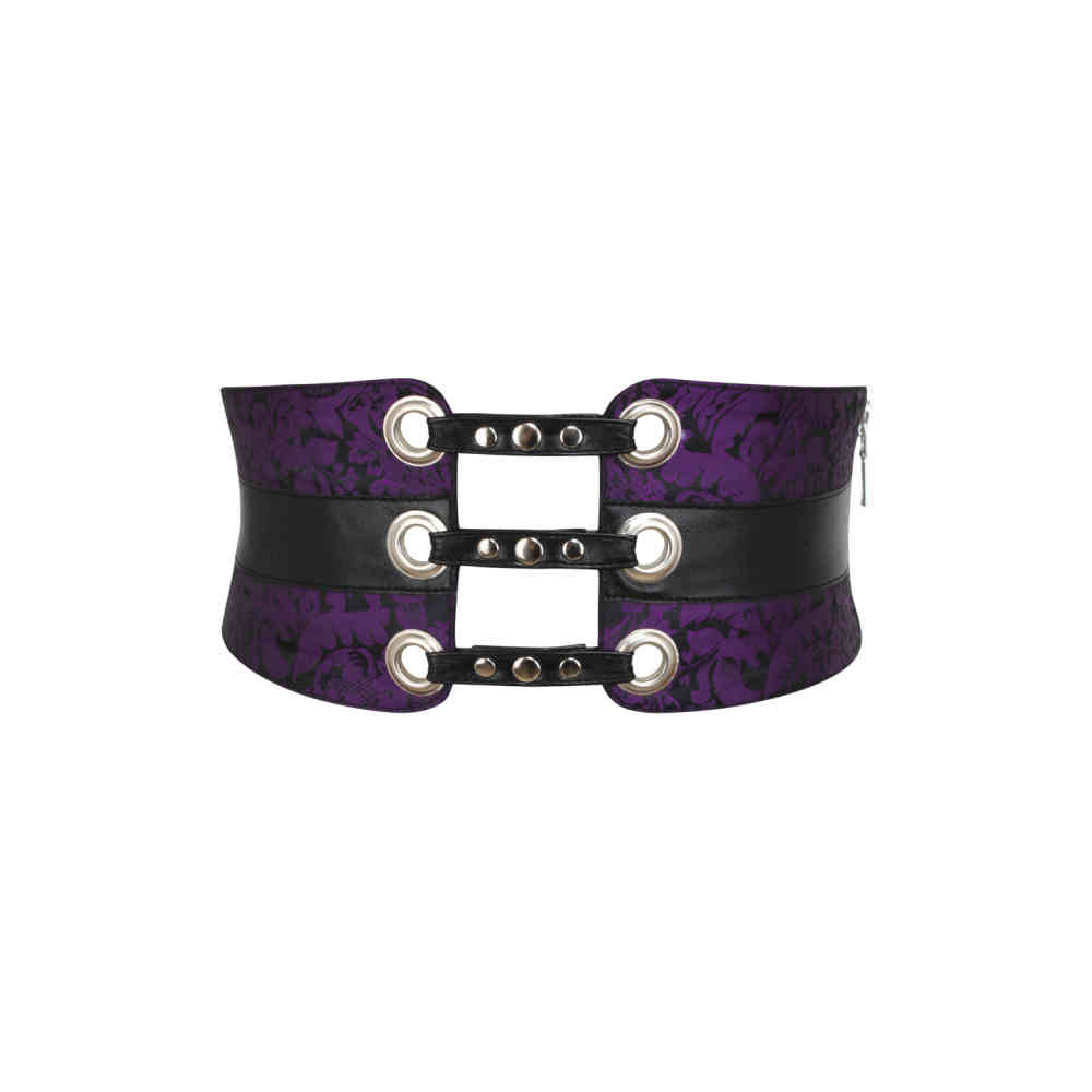 Attitude Corsets - Clarrisa Korset Taille riem - Paars